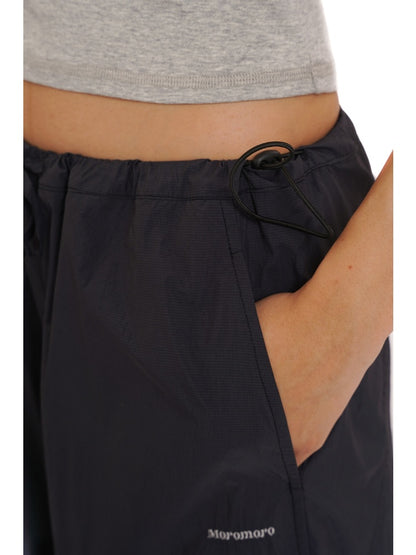 Outdoor Waistband Adjustable Ribbon Hem Shirred Casual Pants【s0000012719】