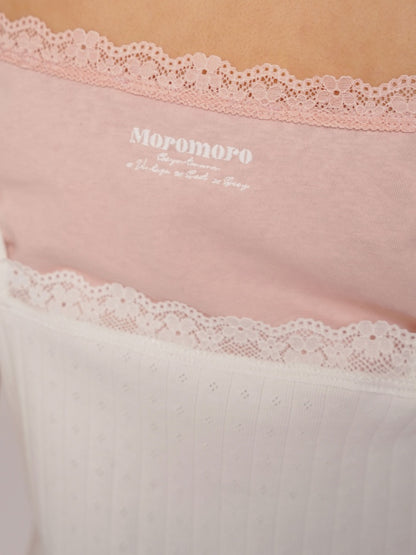 Faux Two-Piece Layered Double Lace Cute Short Sleeve T-Shirt【s0000012733】