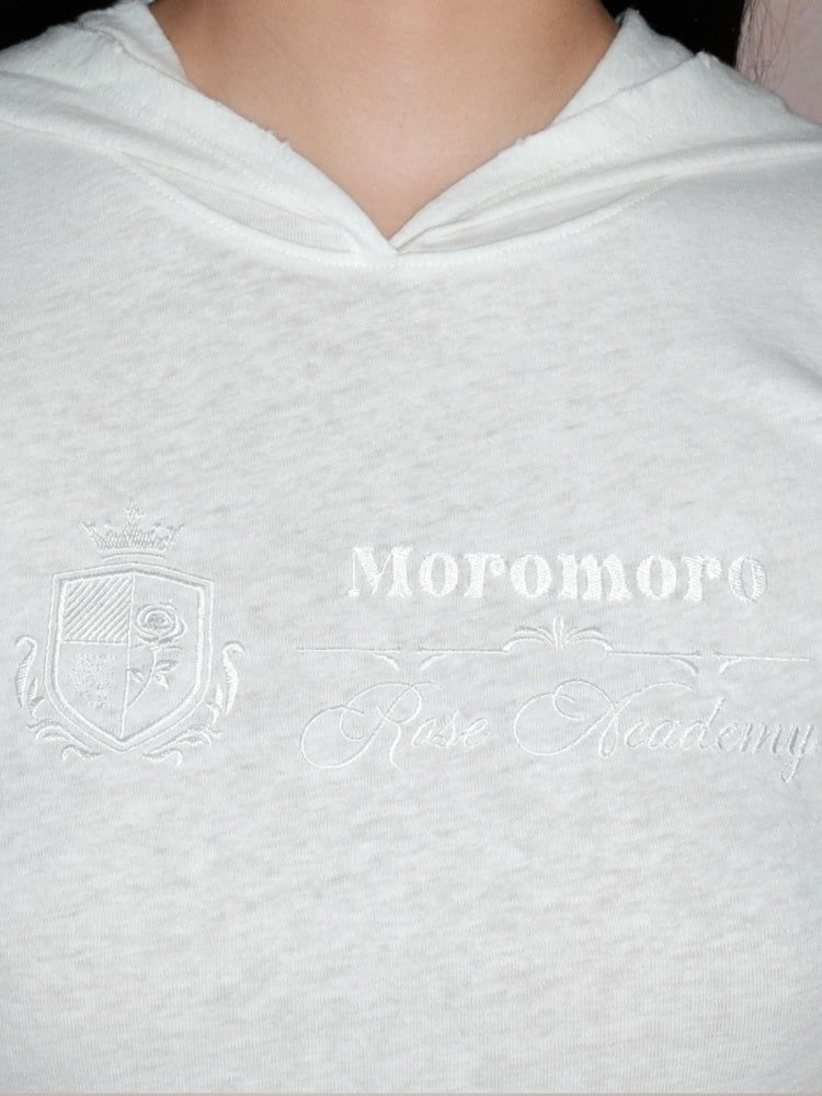 Breathable Light Weight Linen Antique Embroidery Hooded Short-Sleeved Tops【s0000012741】