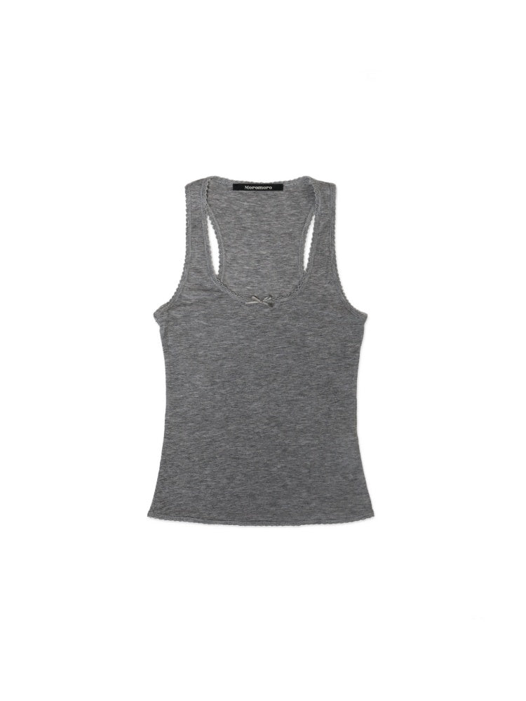 Solid Color Lace Ribbon Casual Lazy Camisole【s0000012746】
