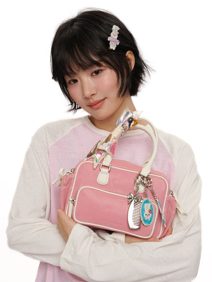 Dream Series Cute Ribbon Acetate Handmade Bunny Hairpin【s0000012748】