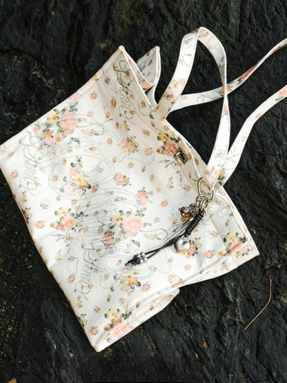 Classic Floral Printed All Over Large Capacity Tote Bag【s0000012881】