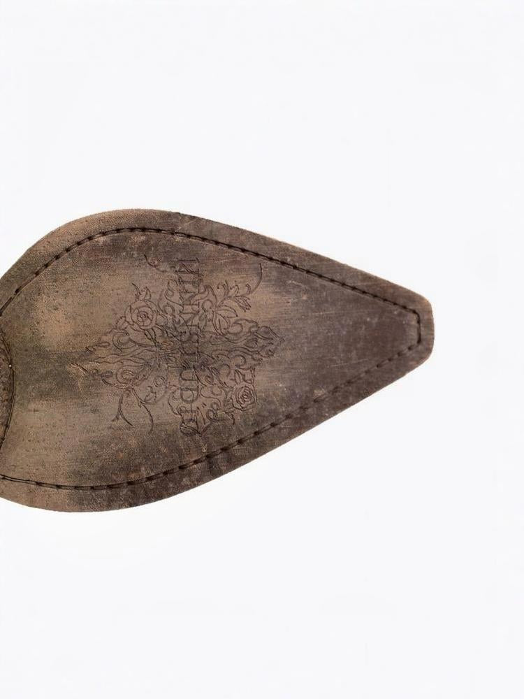 Floral Canvas Mid Calf Western Riding Boots【s0000012882】