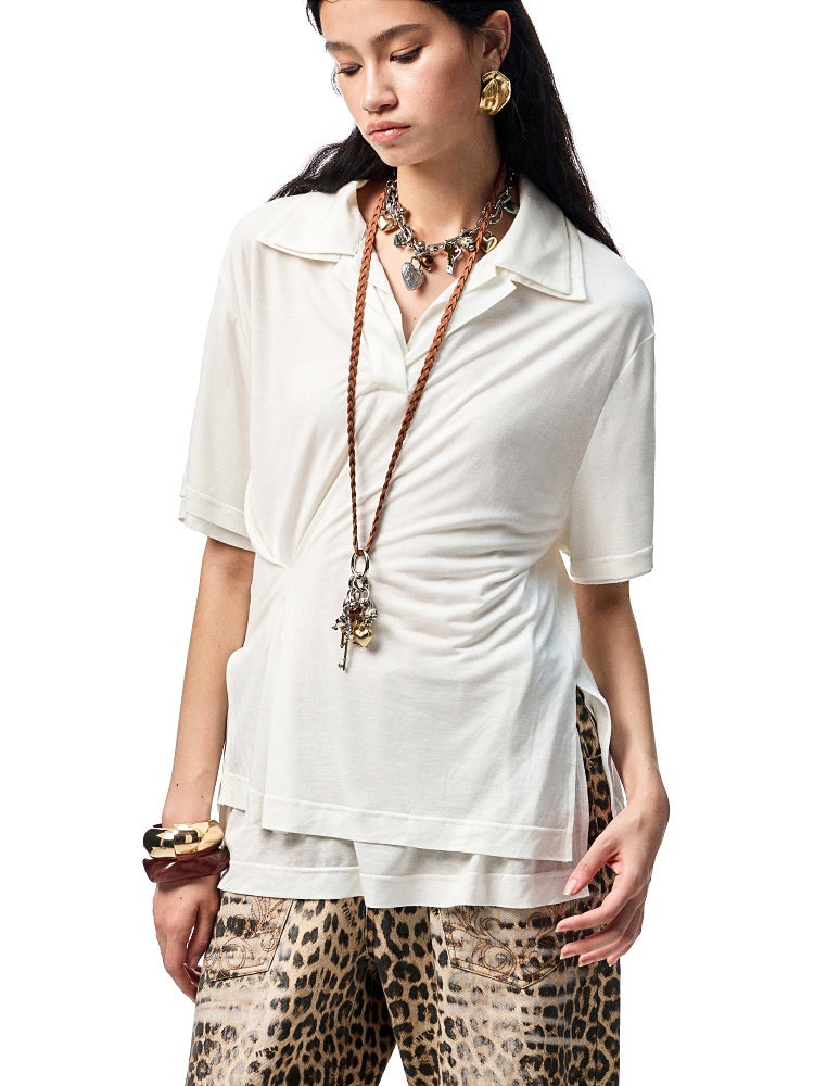Braided Leather Rope Metal Love Key Adjustable Long Necklace【s0000012883】