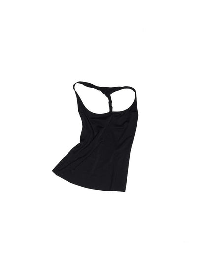 Large Round Neck -Back Knot Acetate Tank Top & Tight Waist Maxi  Skirt Set【s0000012920】