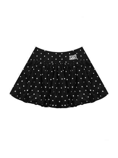 Star Polka Dot  A-Line Mini Skirt【s0000013077】