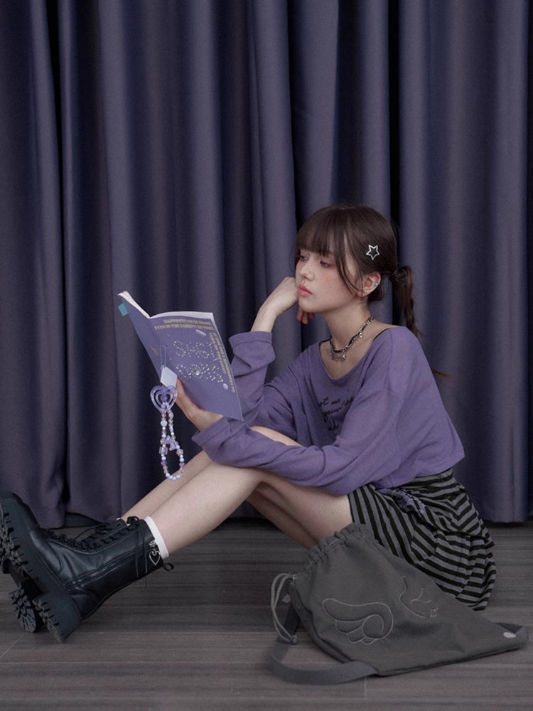 Striped Dress Shorts Scarf Three-Piece Set【s0000013115】