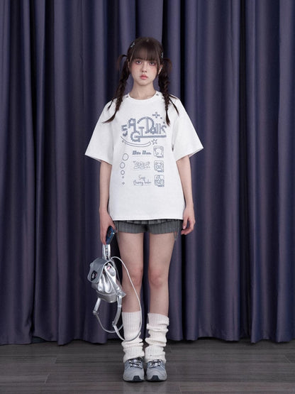 Video Game Club Original Print Star T-Shirt【s0000013116】