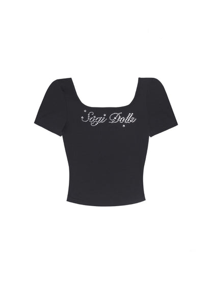 Demon Wings Back Lace-Up T-Shirt【s0000013124】