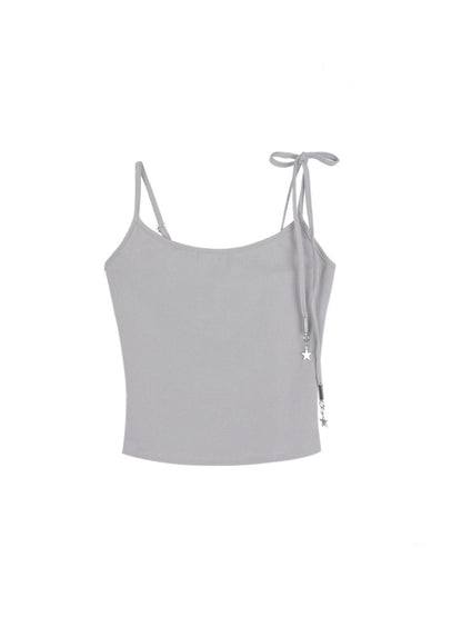 Striped Sheer Ocean Print T-Shirt & Camisole【s0000013127】