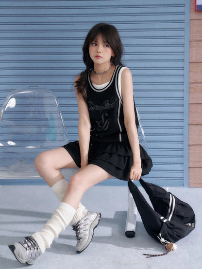 Faux Layered Sleeveless Cake Dress【s0000013139】