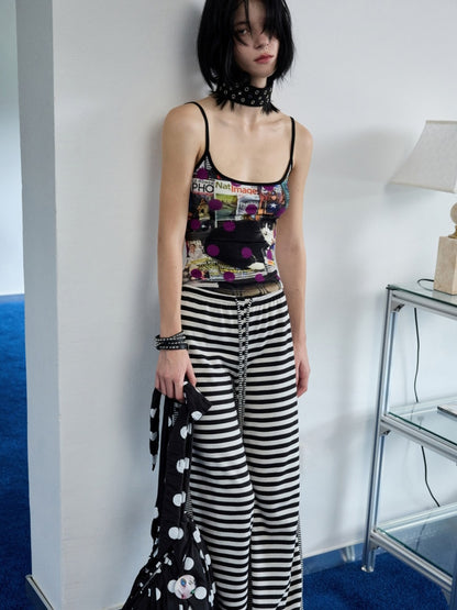 Animal Print Polka Dot Camisole【s0000013389】