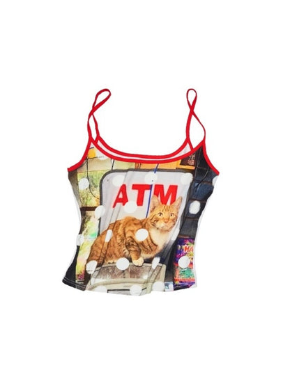 Animal Print Polka Dot Camisole【s0000013389】