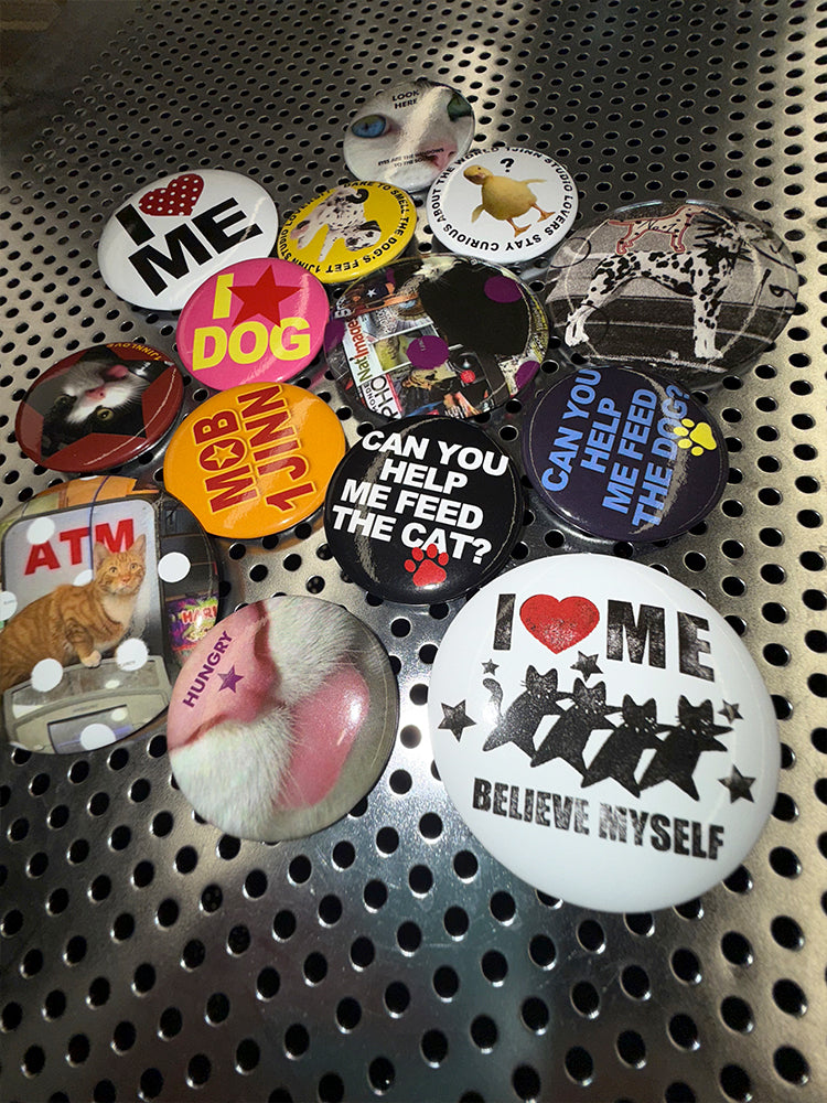 Cat & Dog Animal Personality Cute Badge Set【s0000013396】