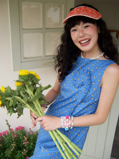 "Lime Fragrance" Seaside Resort Dress【s0000013417】