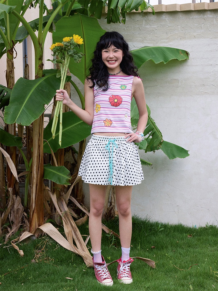 "Wild Daisy" Striped Camisole【s0000013419】