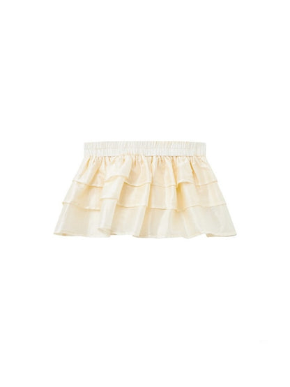 "Love in Fog Harbor" Cake Short Skirt【s0000013420】