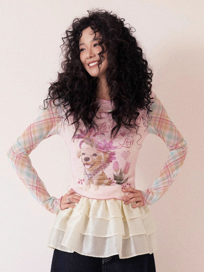 "Love in Fog Harbor" Cake Short Skirt【s0000013420】