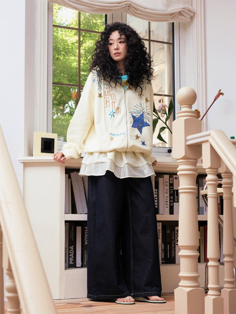 "Love in Fog Harbor" Cake Short Skirt【s0000013420】