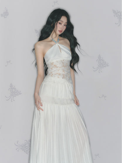 [Mermaid Tears] Original Cut-Out Embroidery Jacquard Waist Slimming Tops【s0000013543】