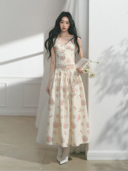 [Manhua Post] Office Original Lace Design Bandeau Skirt【s0000013548】