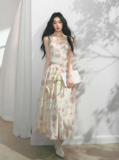 [Manhua Post] Office Original Lace Design Bandeau Skirt【s0000013548】