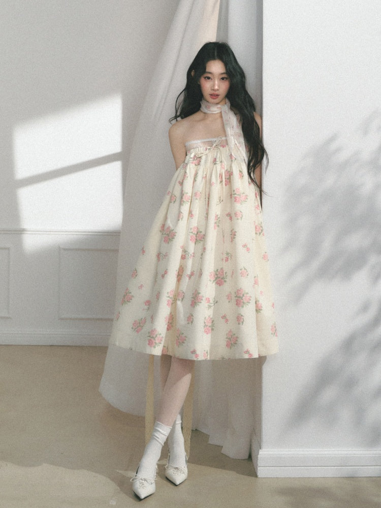 [Manhua Post] Office Original Lace Design Bandeau Skirt【s0000013548】