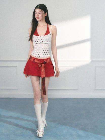 [Baileys Dessert Wine] Original Multi-Color Print Design Camisole【s0000013551】