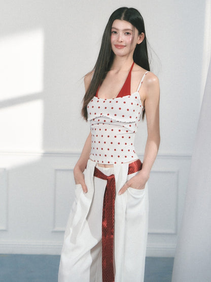 [Baileys Dessert Wine] Original Multi-Color Print Design Camisole【s0000013551】