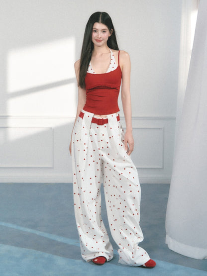 [Baileys Dessert Wine] Original Multi-Color Print Design Camisole【s0000013551】
