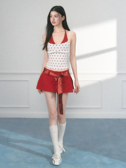 [Baileys Sweet Wine] Multi-Color Halter Neck Slim Bra Top【s0000013554】