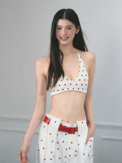 [Baileys Sweet Wine] Multi-Color Halter Neck Slim Bra Top【s0000013554】