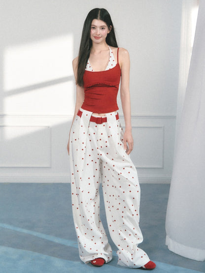 [Baileys Sweet Wine] Multi-Color Halter Neck Slim Bra Top【s0000013554】