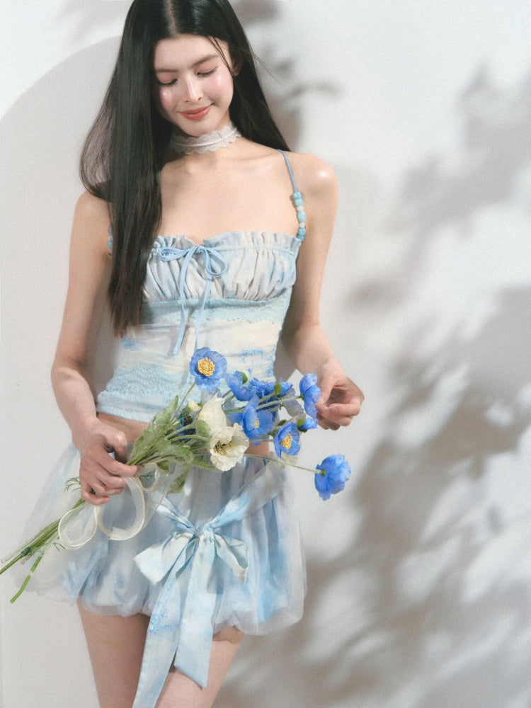 [Mint Paper] Original Lace Beaded Camisole【s0000013556】