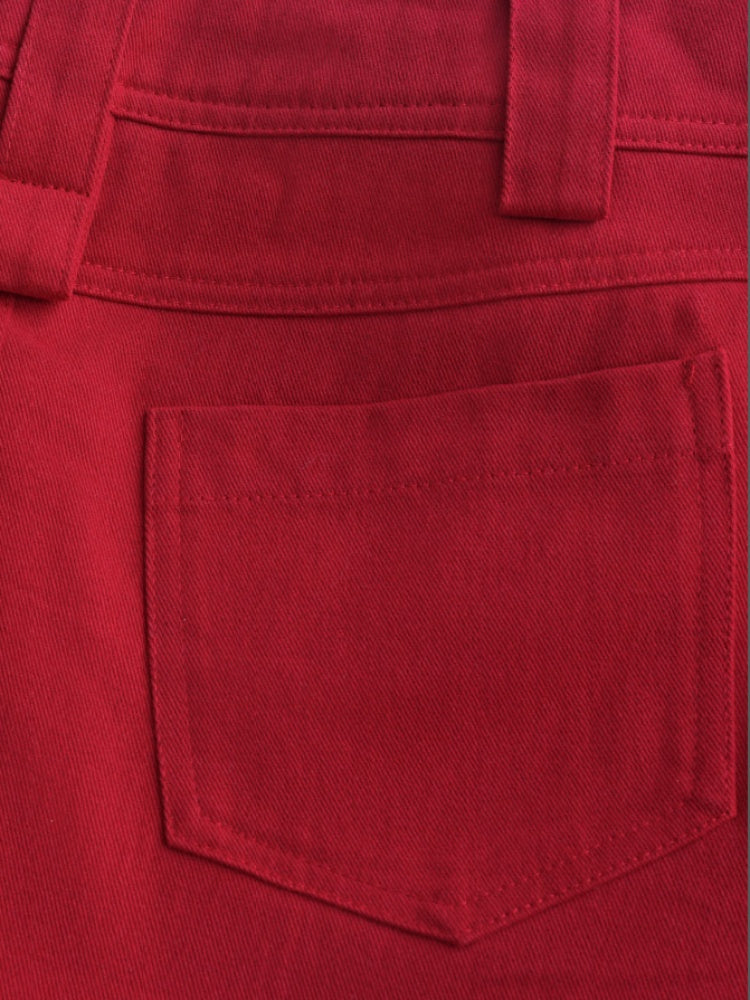 [Allow Me To Be Free] Original Solid Color Design A-Line Skirt Pants【s0000013557】