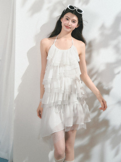 [Gardenia Letter] Original Mesh Design Suspender Dress & Skirt【s0000013558】