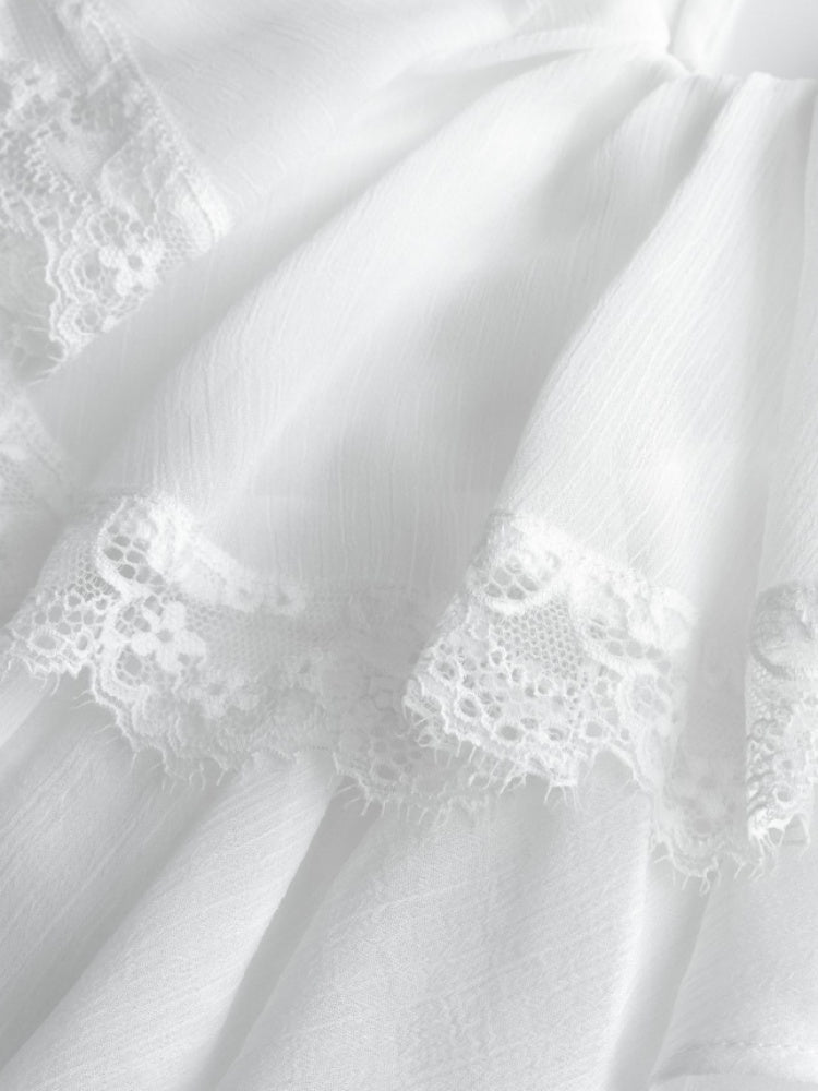 [Gardenia Letter] Original Mesh Design Suspender Dress & Skirt【s0000013558】