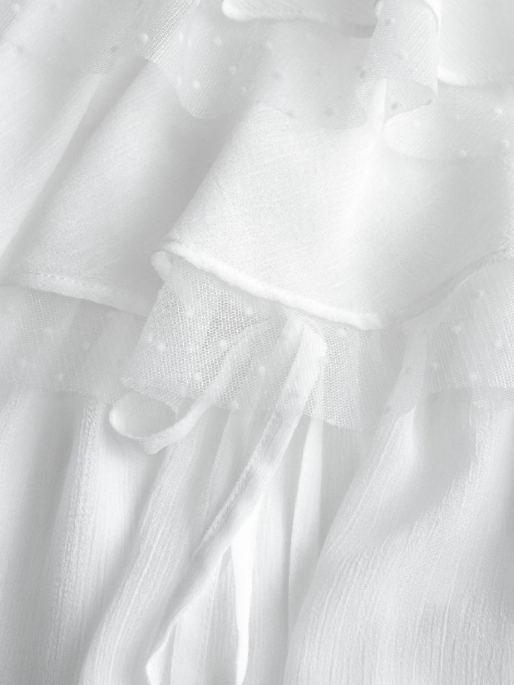 [Gardenia Letter] Original Mesh Design Suspender Dress & Skirt【s0000013558】