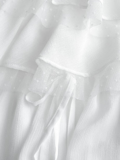 [Gardenia Letter] Original Mesh Design Suspender Dress & Skirt【s0000013558】