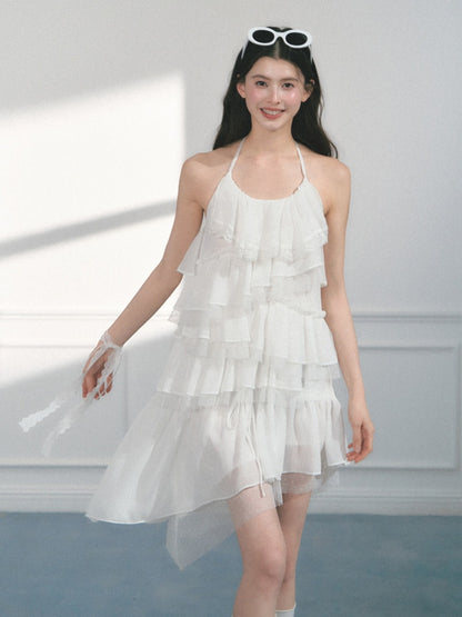 [Gardenia Letter] Original Mesh Design Suspender Dress & Skirt【s0000013558】