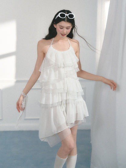 [Gardenia Letter] Original Mesh Design Suspender Dress & Skirt【s0000013558】