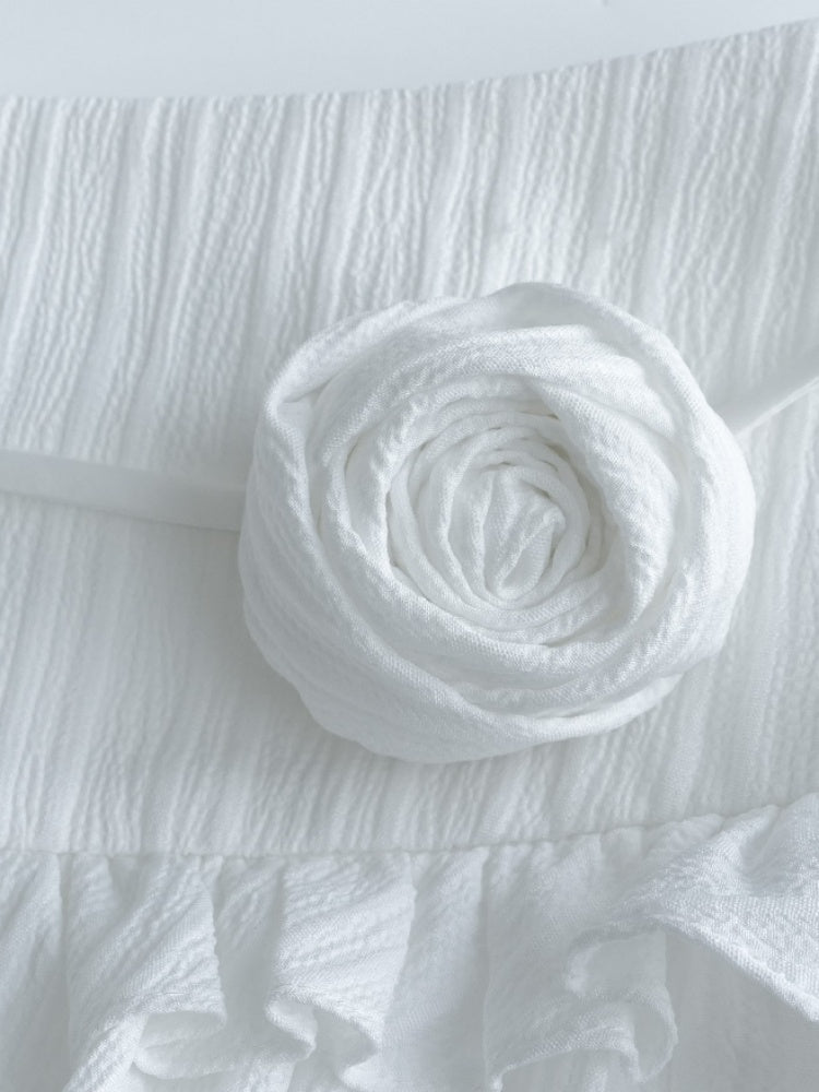 [Rose Poet] Original Ruffle Design A-Line Skirt【s0000013561】