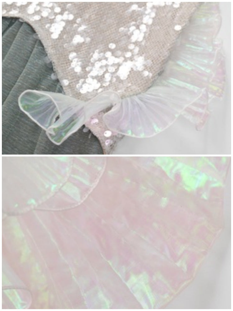 Call Of The Siren Mermaid Seaside Vacation Heavy Industries Sequins Polarized Dress【s0000013566】