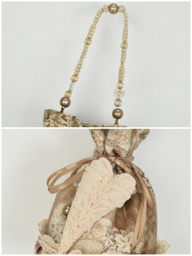 Vintage Elegant French Drawstring Heart Pocket Bag【s0000013568】