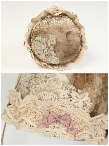 Vintage Elegant French Drawstring Heart Pocket Bag【s0000013568】
