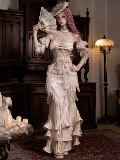 Rococo Vintage Elegant Herringbone Corset Slim Tunic【s0000013571】