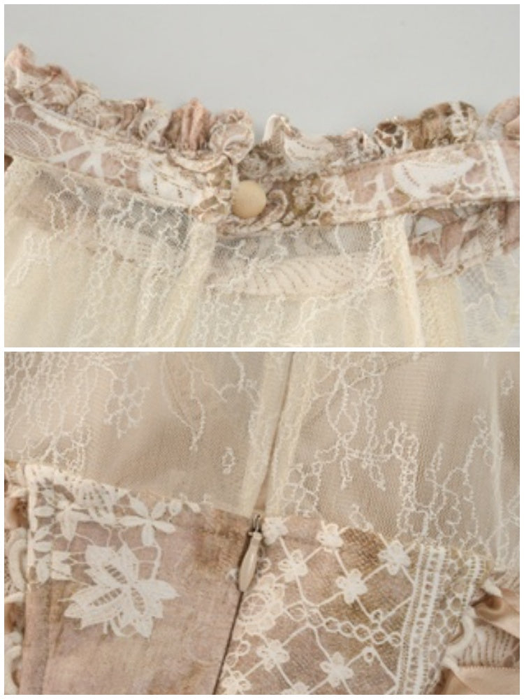 Rococo Vintage Elegant Herringbone Corset Slim Tunic【s0000013571】