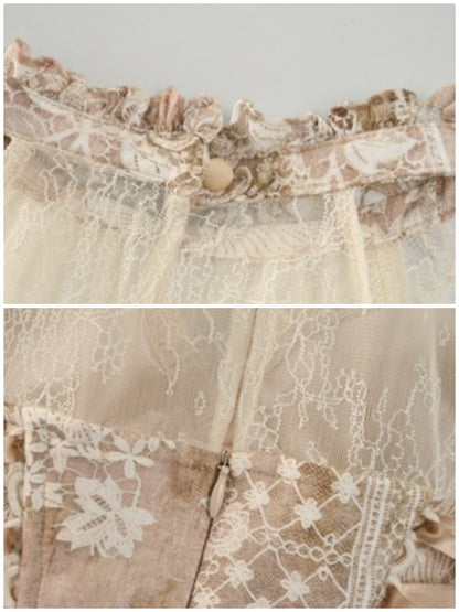 Rococo Vintage Elegant Herringbone Corset Slim Tunic【s0000013571】