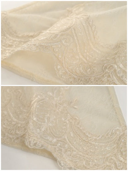 Lace Vintage Victorian Short Cape Shawl【s0000013573】