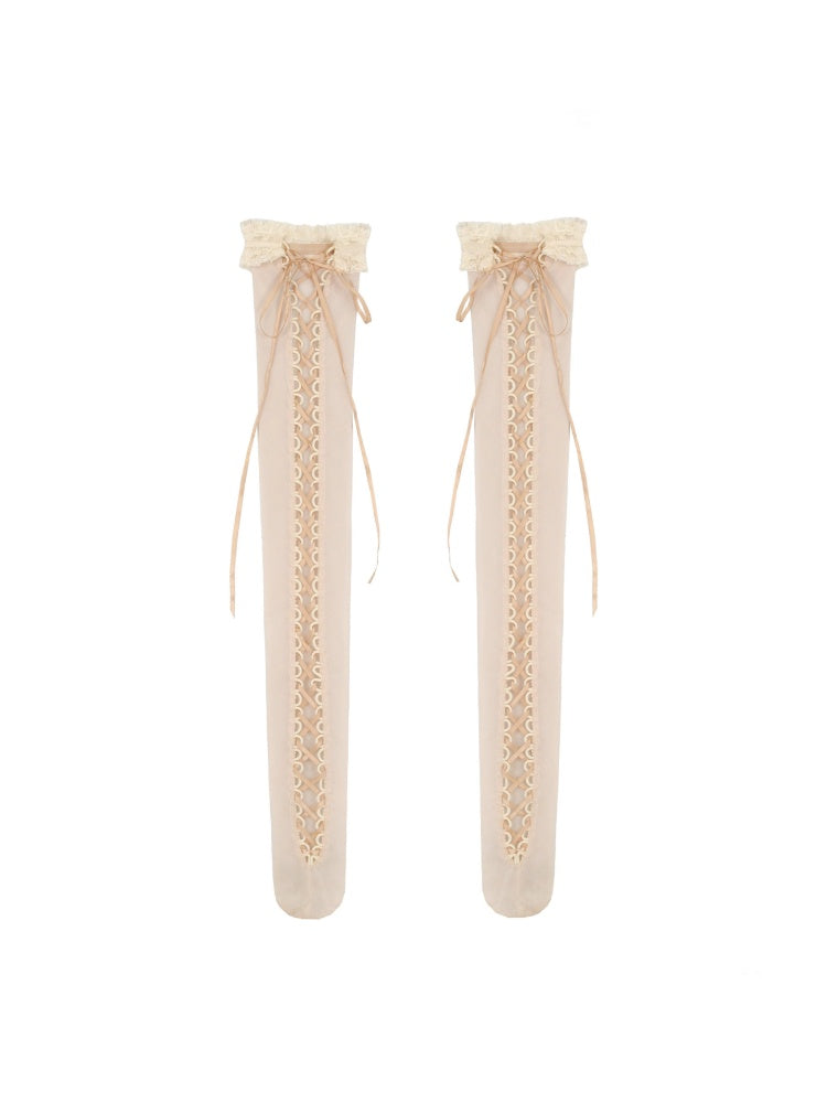 Love Lace Vintage Elegant Ribbon Skirt【s0000013574】